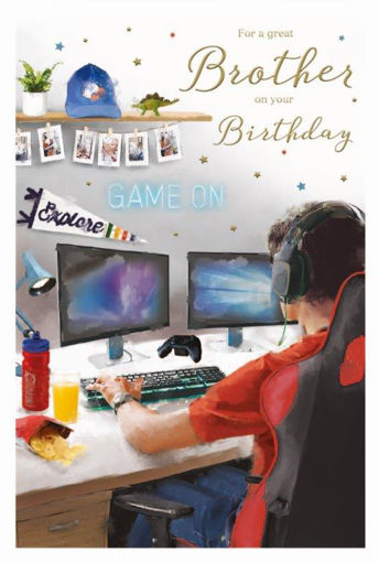 Picture of GREAT BROTHER BIRTHDAY CARD